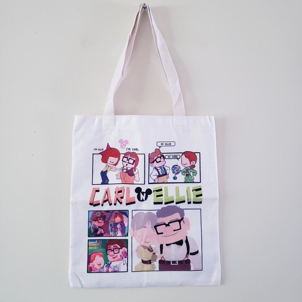 NEW  Inspire Tote Bag - Eco-friendly Canvas Tote -  UP MOVIE ADULT O/S
